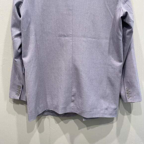 NWT Abercrombie & Fitch Women’s Classic Suiting Blazer in Grey - Size: Large - Picture 8 of 10